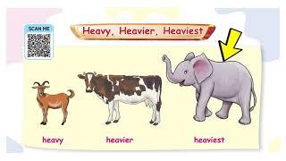 Concept of Heavy, Heavier and Heaviest