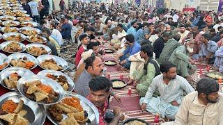 Free Food In Ramadan Iftar Time | 5000+ People Iftar JDC | Biggest Iftar in Pakistan | Lot of Foods