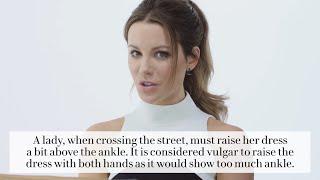 Kate Beckinsale on How to Get a Guy in the 1800’s | Vanity Fair