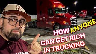 How to get RICH in trucking (as a company driver)