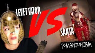 Using a smudge stick for the first time...against Santa! [Phasmophobia: The Christmas Special]