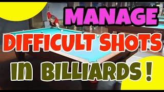 BILLIARD TIPS KUNG PAANO PRAKTISIN ANG MAHIRAP NA TIRA#billiards #cuesport #pool#trickshot #snooker