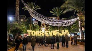 Torrevieja Famous Christmas lights and Nativity.