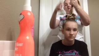 Overnight Cheer Hair Tutorial Vegas Hair Girl