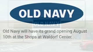 Old Navy Grand Opening In Waldorf, MD