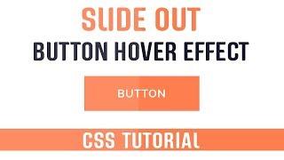 Slide Out Button Hover Effect | CSS Buttons | CSS Tutorial