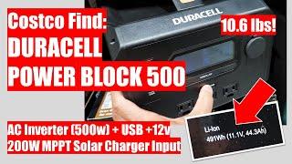 Costco Run: DURACELL POWERBLOCK 500