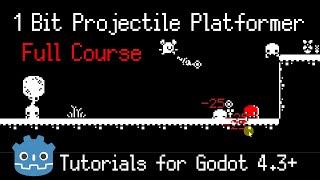 1 Bit Projectile Platformer Complete Tutorial Series - Full Godot 4.3 Gdscript Course