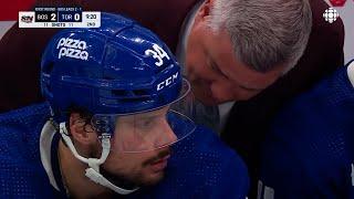 Frustration on Leafs Bench | Keefe, Matthews, Marner, Nylander