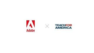 Adobe supports Teach for America for Distance Learning | Adobe for Education