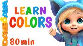 Learn Colors for Сhildren  Colors Song, Number Song, Counting Songs | Learning Video | Dave and Ava