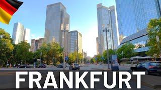 Frankfurt Germany Sunset Driving Tour  2022  4K Video