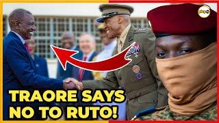 Ibrahm Traore DODGES President Ruto & Big Military Bash with AFRICOM’s Michael Langley |Plug Tv