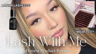 LASH WITH ME | BROWN LASH TUTORIAL | BROWN LASHES