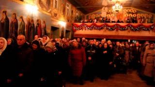 "Великое Славословие" хор  монастыря г.Ровно (10.01.2013г.)