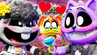 BABA CHOPS & CATNAP se marrient! Animation Poppy Playtime 4