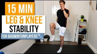 15 Min Leg & Knee Stability Workout | Follow Along - Homefriendly