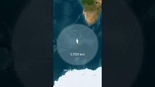 The Most Remote Uninhabited Island in the World  Bouvet Island ️#map #geography #explanation