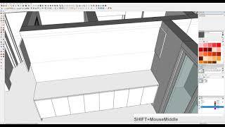 구글 스케치업 강좌Google Sketchup tutorial 아파트 싱크대