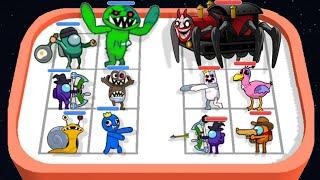 MERGE WAR: MONSTER FIGHT - Merge Rainbow Friend Monster  Battle Simulator Gameplay