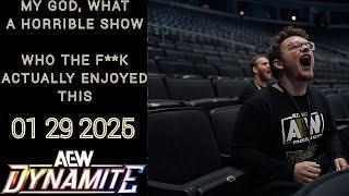 WORST SHOW EVER WASTE OF TIME AEW Dynamite 1 29 2025
