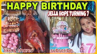 MY LOVELY DAUGHTER JELLA HOPE 7TH BIRTHDAY A SIMPLE CELEBRATION @joeysacil vlog