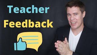 Teacher Feedback to Students 