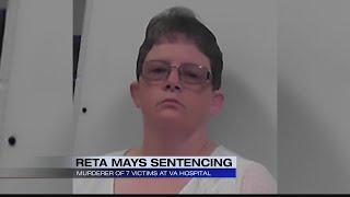 West Virginia VA serial killer Reta Mays receives 7 consecutive life sentences