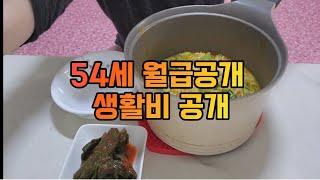 중소기업 30년 다닌 54세 직장인  월급공개 생활비 공개합니다