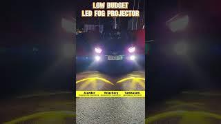 Budget LED Fog Projector | Car LED Lights | Car Accessories Chennai | Car Sense #shorts