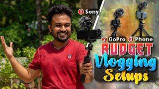 3 Budget Vlogging Setup 2024 | Sony Zv-E10 | GoPro 10 | Phone Vlogging Setup Guide with Mic Bengali