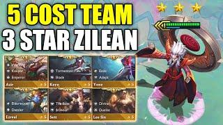 3 STAR ZILEAN ⭐⭐⭐ but with a full 5 cost team comp (Teamfight Tactics TFT Fates Set 4)