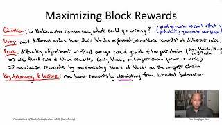 Foundations of Blockchains (Lecture 10.2: Maximizing Block Rewards)