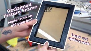 Making a Picture Frame From An Old Bed - Laser Cut Web - Woodworking