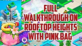 Full Walkthrough on Rooftop Heights with Pink Bag | Family Island | Nov 2024