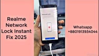 Realme All Network Lock Country/region Lock Unlock Instant Fix 2025