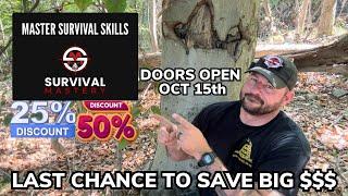 Last Minute Survival Mastery Discount Code. Get It While You Can