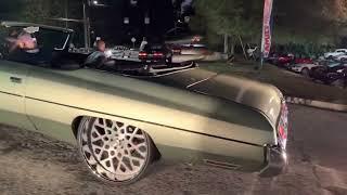 1973 Donk Chevy Vert on 26’ Asanti wheels….Burnout