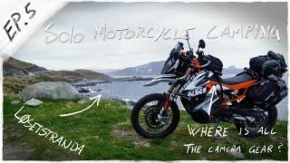 10 Days Solo Motorcycle Camping - West Coast and Kannesteinen - NORWAY Ep.05