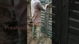 sliding gate #welding #welder #workout #creativity