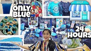 Using only *BLUE* things for 24 Hours!!! | Riya's Amazing World