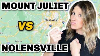 Nolensville VS Mount Juliet TN {Nashville TN Suburbs BATTLE}