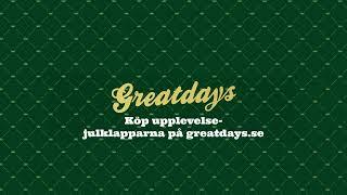 Greatdays - Julkampanj upp till 40% på upplevelser