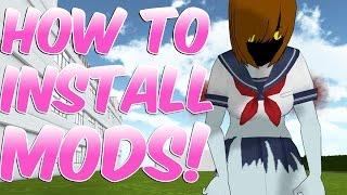 How to Install Mods and Skins For Yandere Simulator EASY!