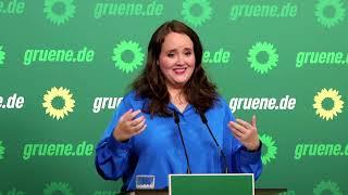 Pressekonferenz mit Ricarda Lang am 11.11.2024