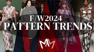 Patterns/Prints Fashion trends Fall/Winter 2024/2025| Animal Prints, Plaid & More | MM Design