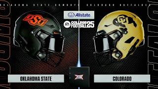 Oklahoma State vs Colorado Week 14 | College Football 25 | Full Gameplay