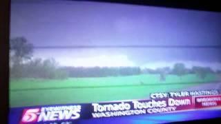 Jonahair747 and Helicopterpilot16 tornado video aired on 5 Eyewitness News!!!