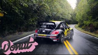 Racing a Rally Car on Public Roads in Portland, Oregon w/Tanner Foust | Donut Media