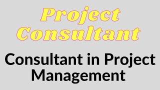 Project Consultant | The Role of Consultant in a Project | What is a Project Consultant?